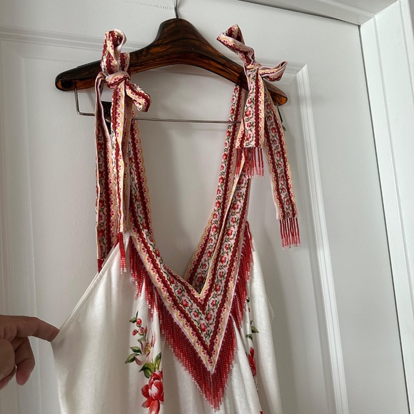 Farm Rio Off-White Apple Romance Maxi Dress - Picture 2 of 8